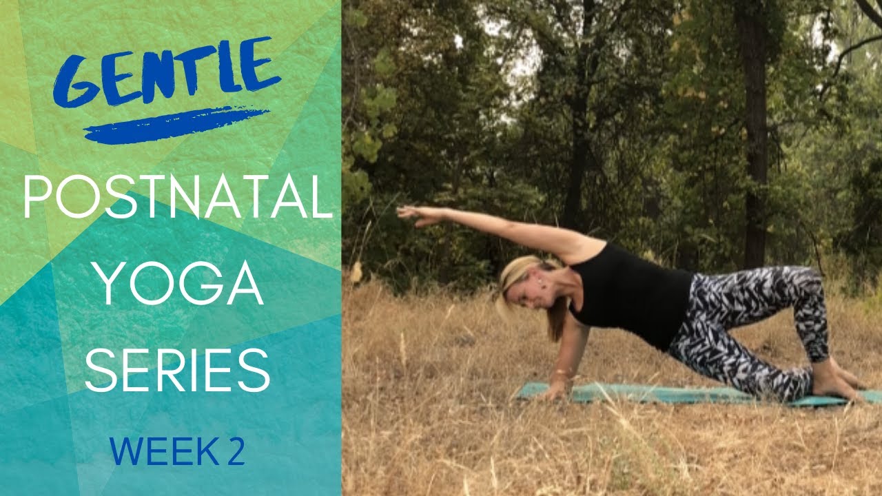Week 2 GENTLE Postnatal Yoga/ Pilates Weekly Series| Postpartum Strengthening for C-section Recovery