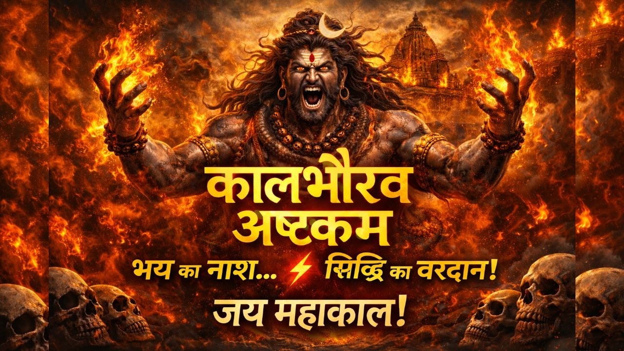 श्री कालभैरव अष्टकम् | Kalabhairav Ashtakam Powerful Chant | Fear Destroying Mantra