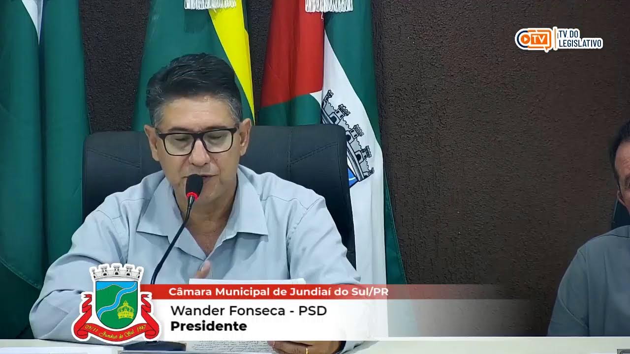 1ª. Sessão Ordinária da Câmara Municipal de Jundiaí do Sul - 19/02/2026