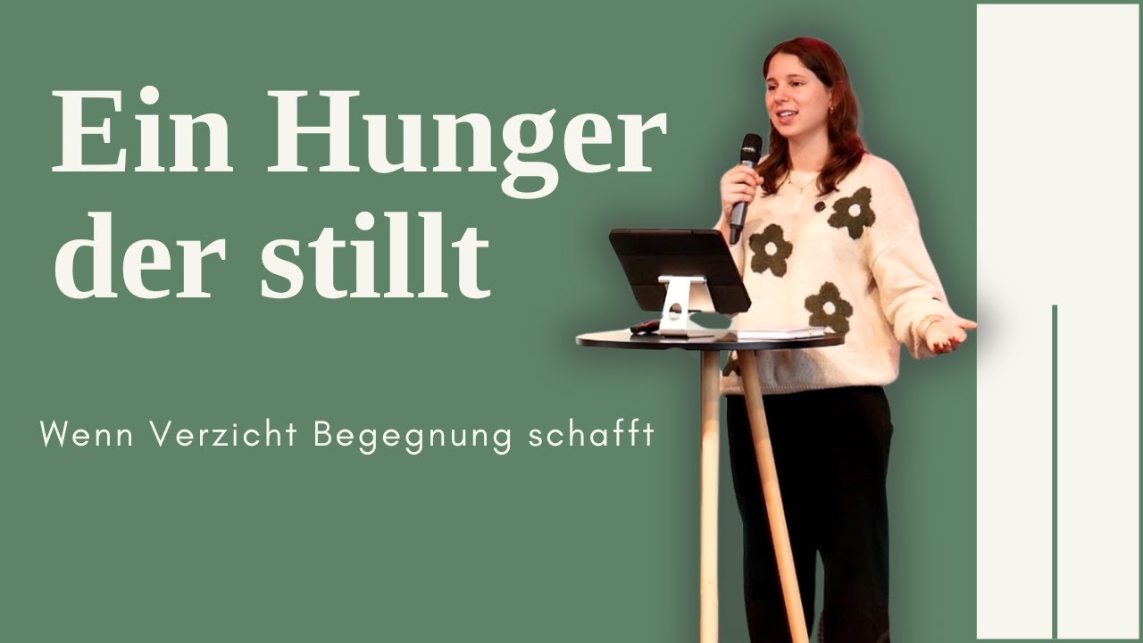 Ein Hunger der stillt - Wenn Verzicht Begegnung schafft | Gottesdienst | Noemi Bennici | 16.11.2025