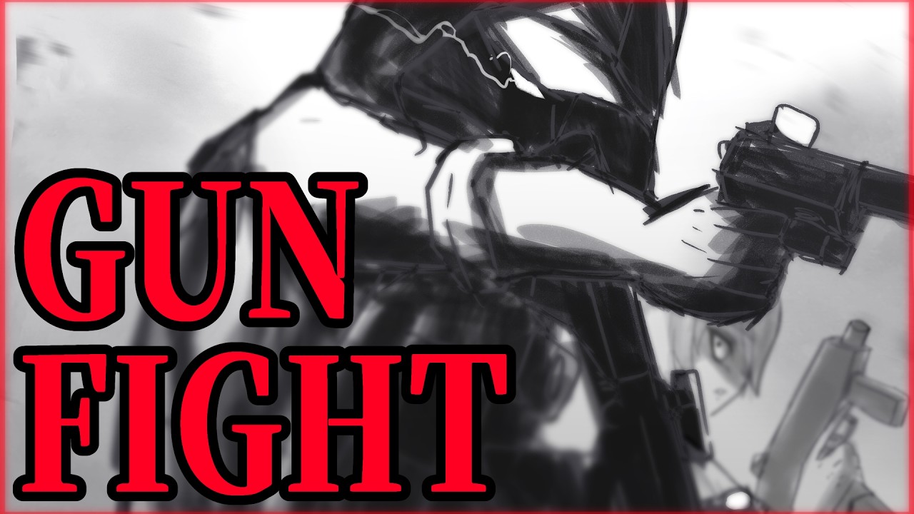 Gunfight Animation | MONOCHROME_ESCORT