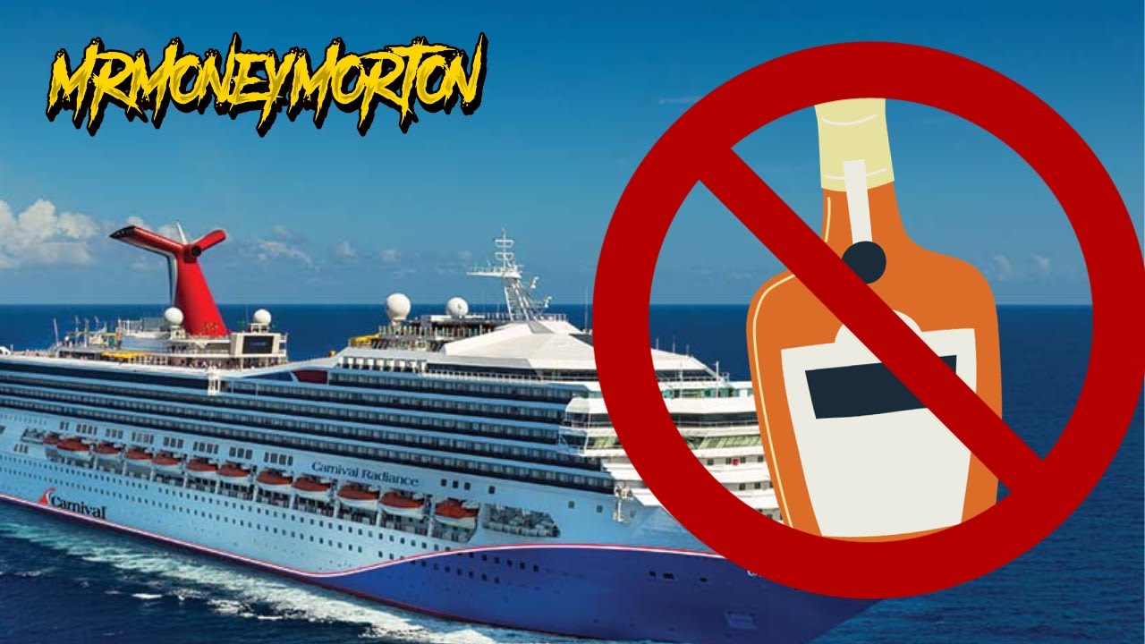 How to sneak alcohol on to the carnival cruise ship!