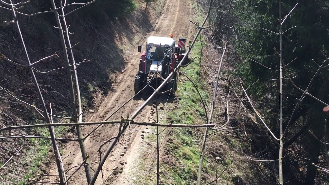 Rent a Grader: Grader Einsatz Forststrasse