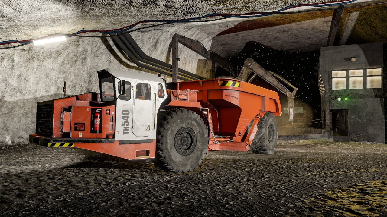 CYBERMINE Sandvik TH540 Articulated Dump Truck Simulator