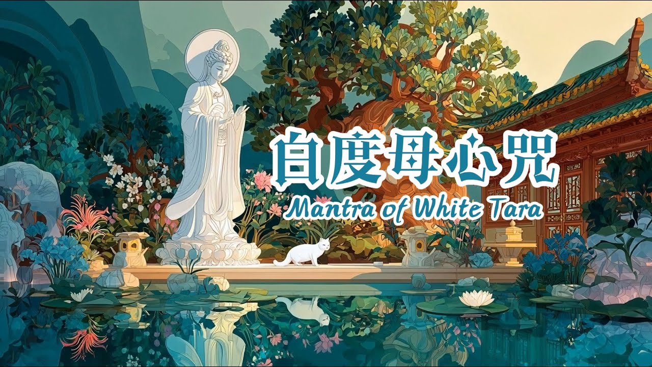 【白度母心咒】1 小時神聖頌唱：斬斷業障糾纏，擁長壽健康相伴，智慧福報同行 | Cut off Karmic Entanglements, Enjoy Longevity