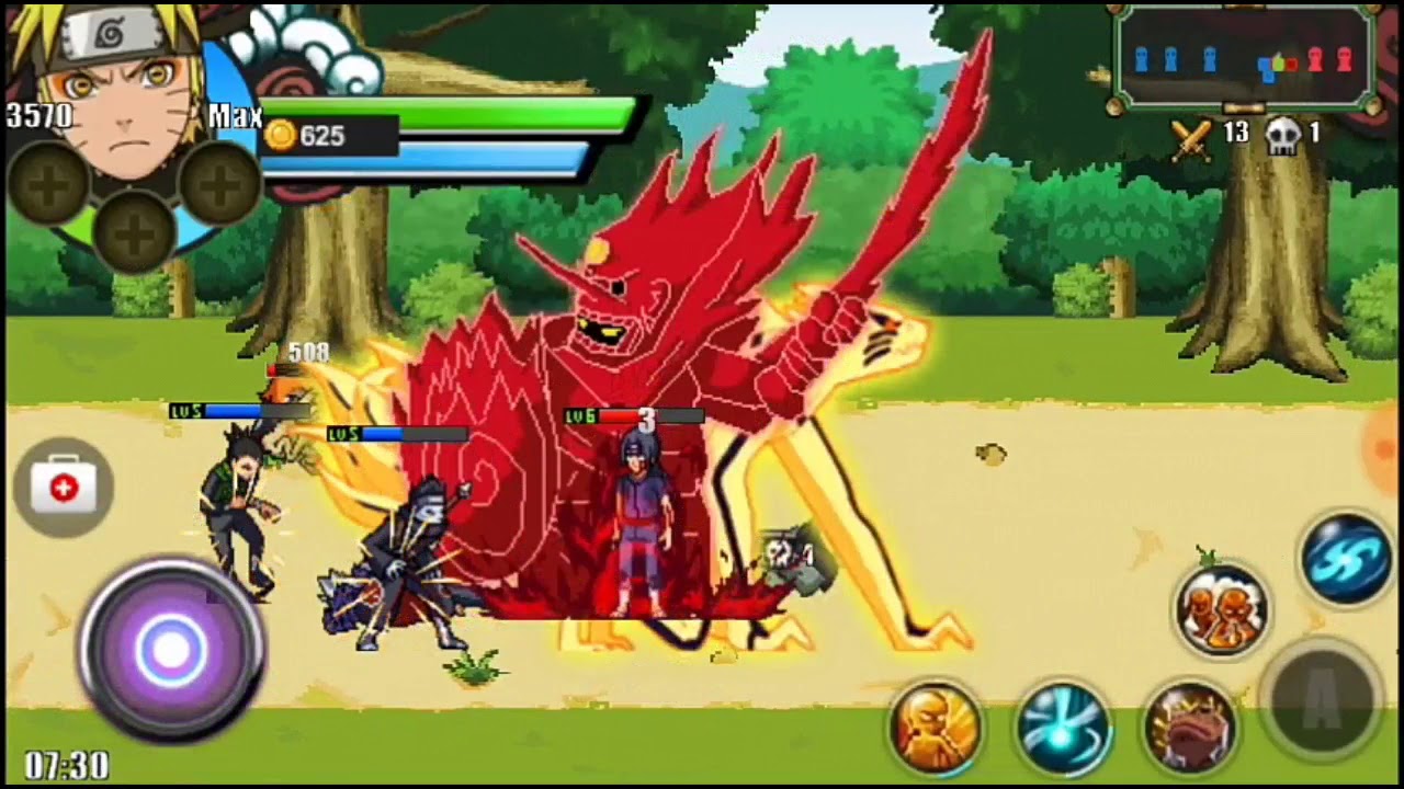 Moba kok ofline ? Naruto senki mod indonesia
