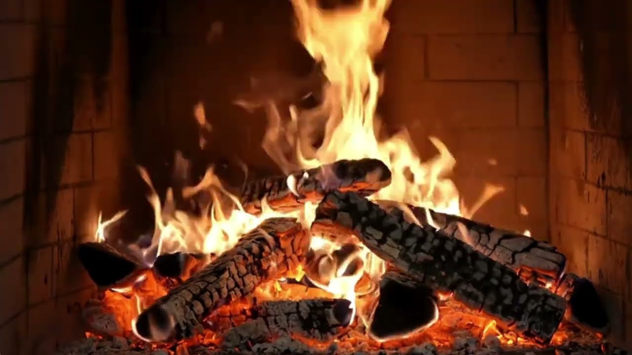 Sleep Instantly with Crackling Fireplace Sounds | Cozy Burning Fire for Deep Sleep (10 Hours)