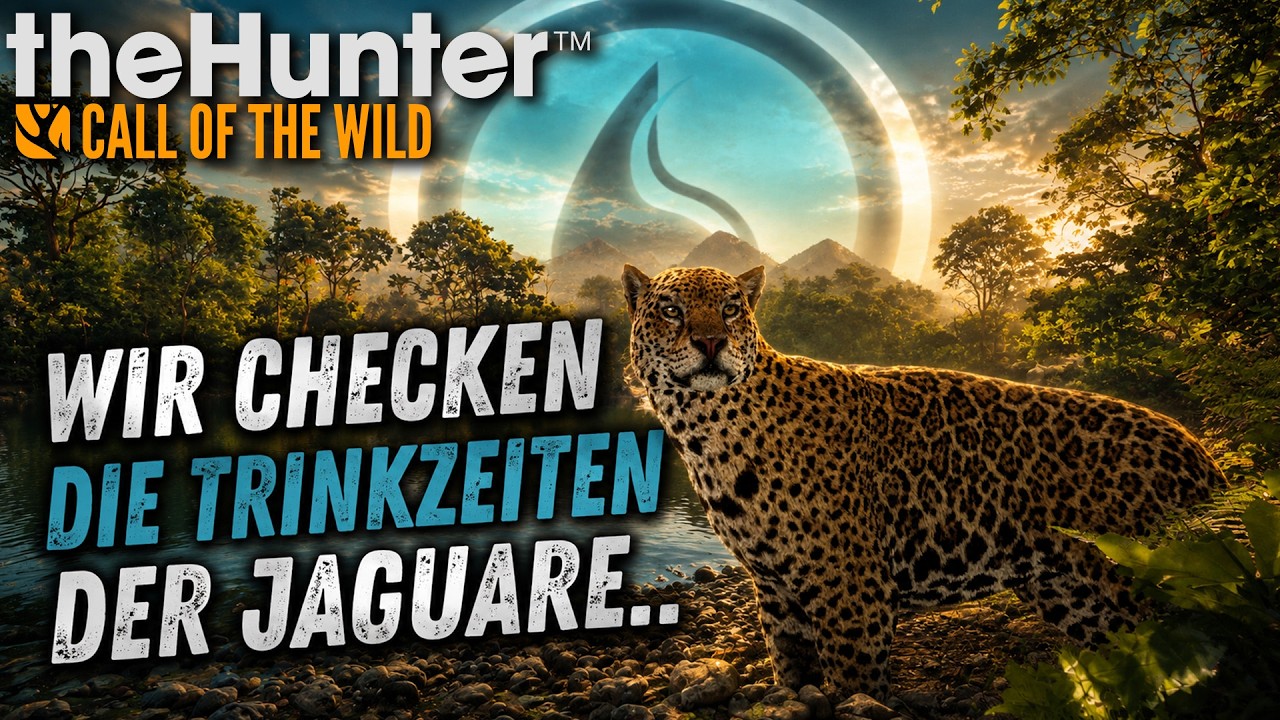 Ich checke die Trinkzeiten der Jaguare f&uuml;r den Great One Grind 🐆 theHunter COTW