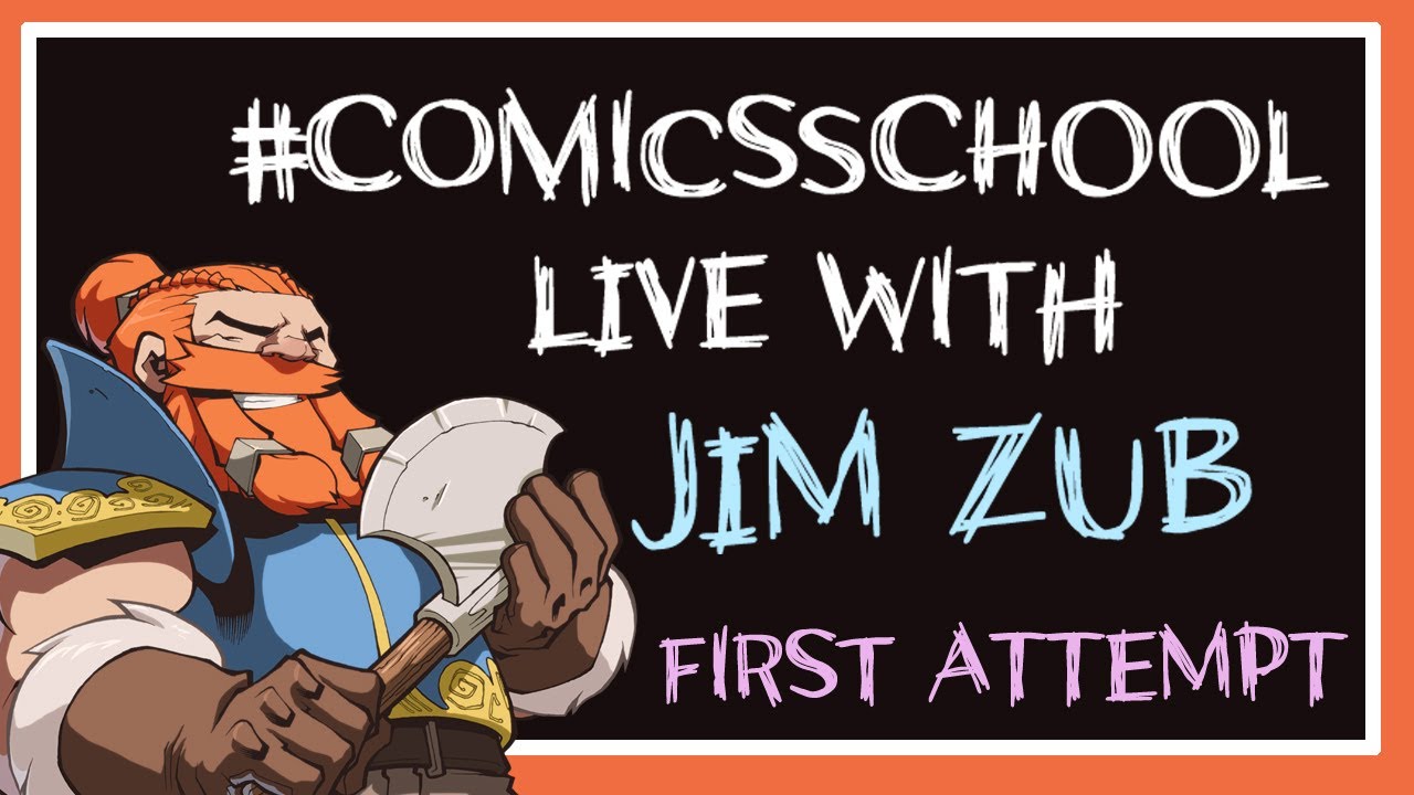 Comics School Live  - Technique, Motivation, Live Questions, and More!