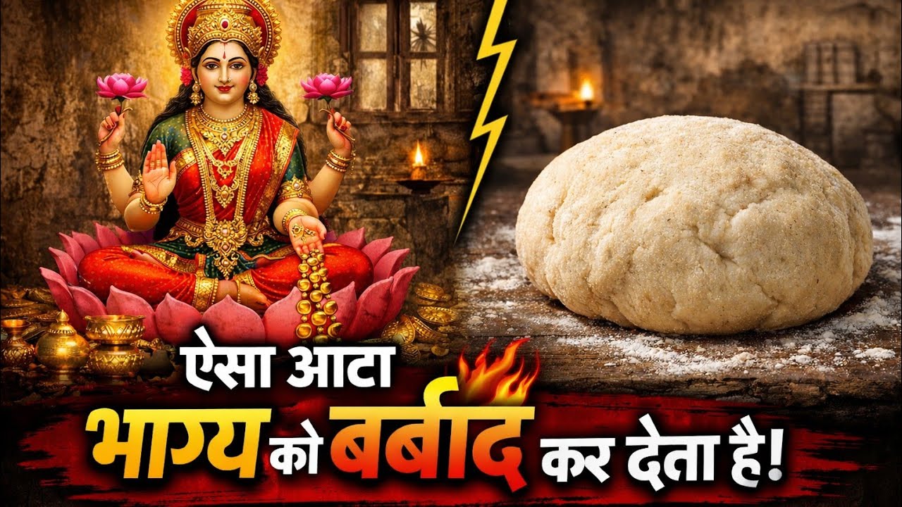 ऐसा आटा भाग्य को खो जाता है,किस तरह से लगाते है रोटियां बनाकर खाया जाने वाला आटा#प्राचीनदिव्यज्ञान
