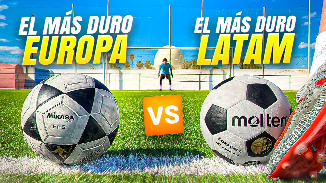 ⚽ EL BALÓN MÁS DURO! ⚽ EUROPA vs LATAM... ¡Retos de Fútbol!
