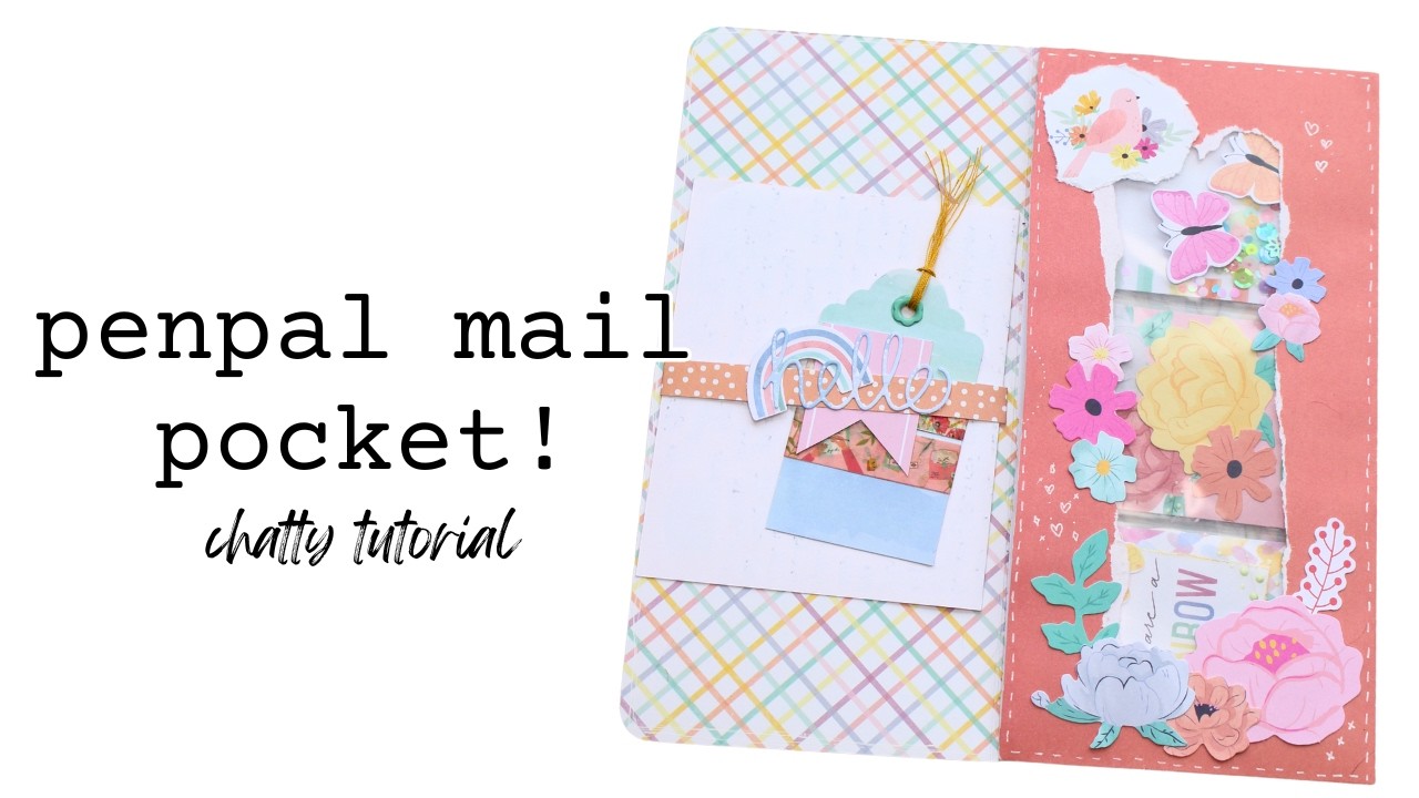 Making a Super Fun Penpal Window Pocket Sleeve! | Snail Mail Ideas