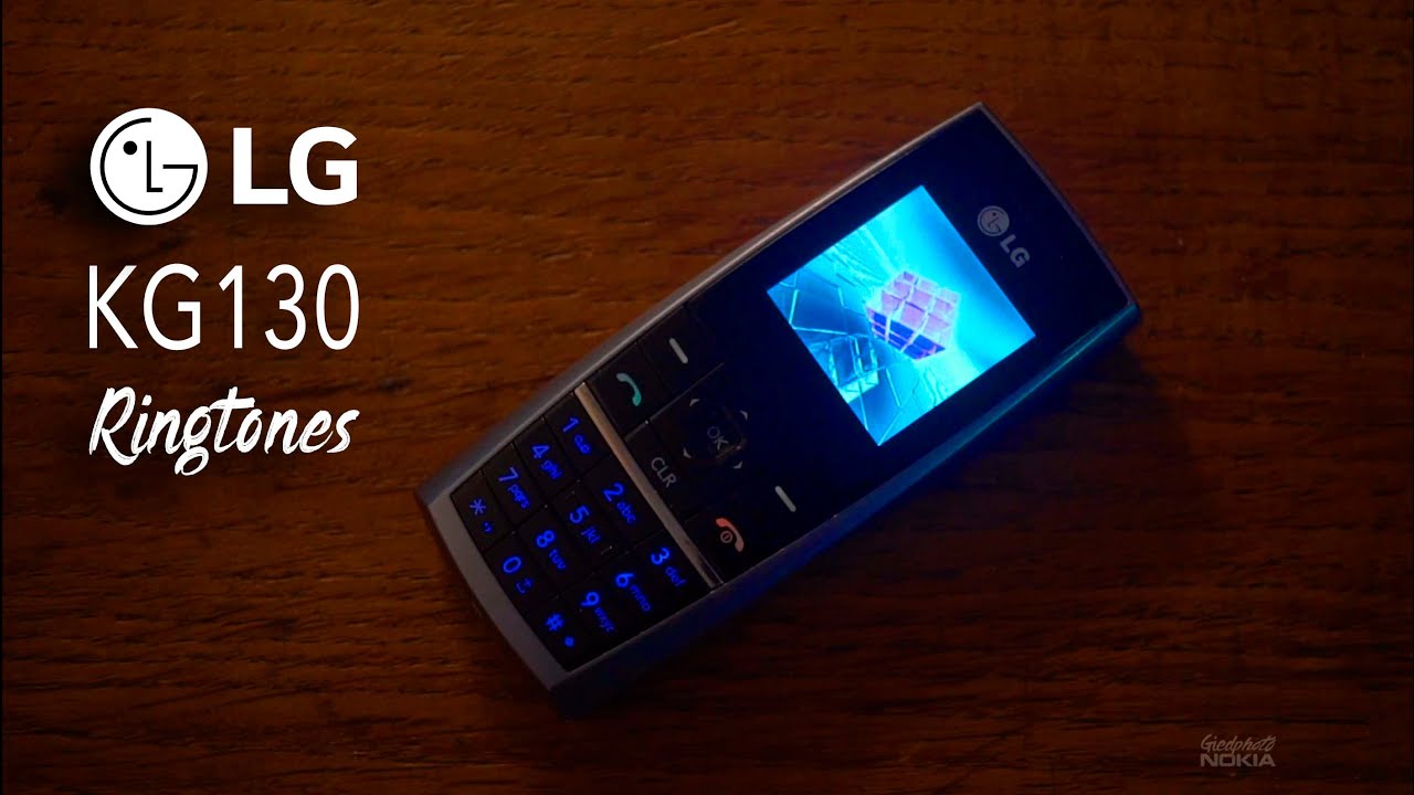 LG KG130 Ringtones 🎼🎵 🎶
