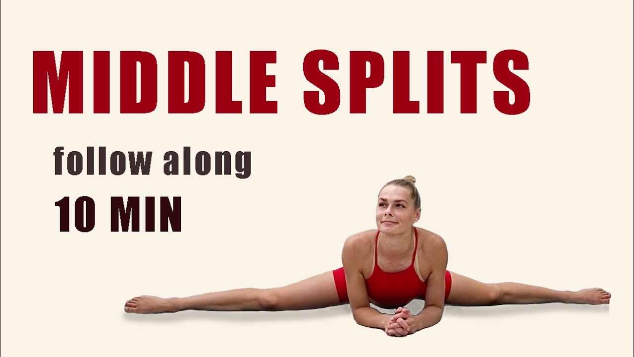 Follow along MIDDLE/SIDE SPLITS, for beginners and advanced. Stretch for flexibility!