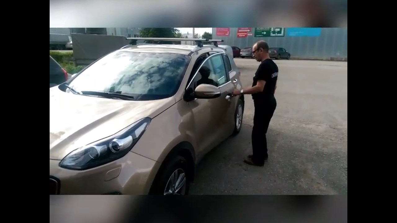 Установлены упоры капота Sportage QLe