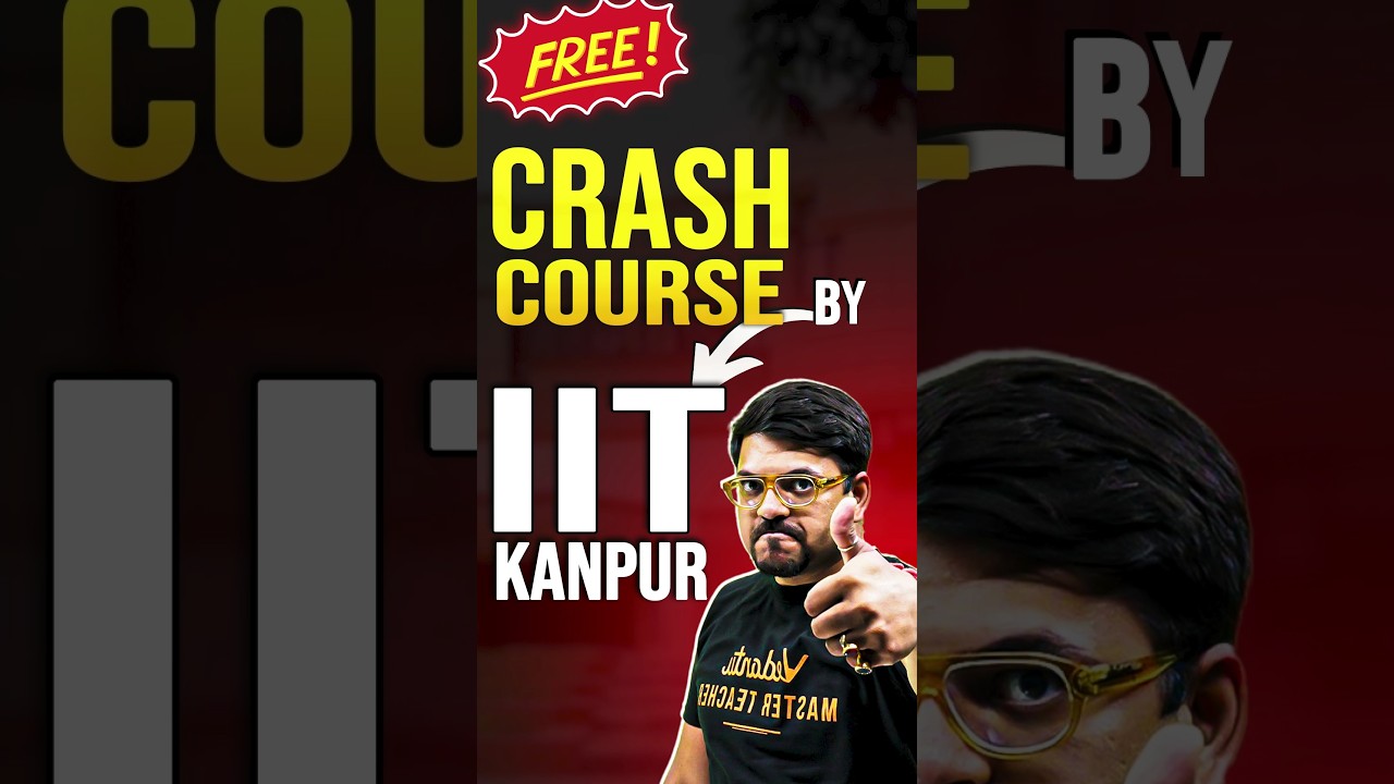 Free Crash Course by IIT Kanpur😍😍#jee #jee2025 #iit #iitjee #iitkanpur #sathee #jeecrashcourse