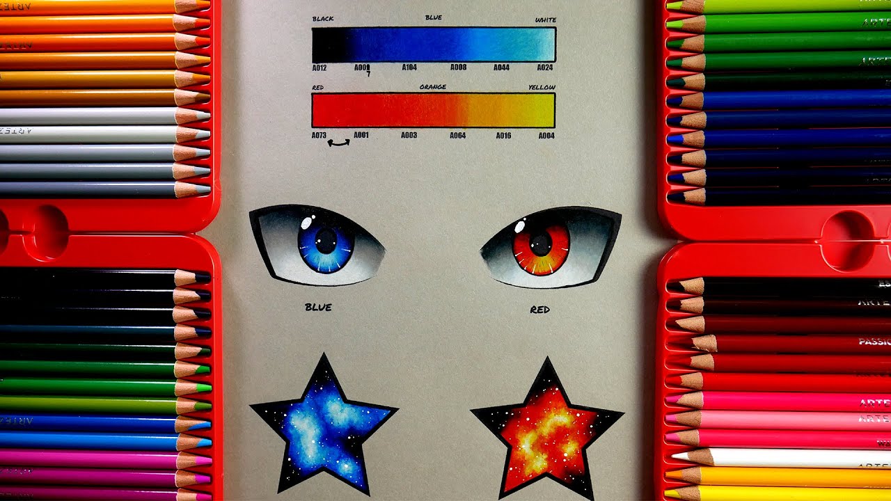 HOW TO USE ARTEZA COLOURED PENCILS | Blending & Galaxy Tutorial 2020