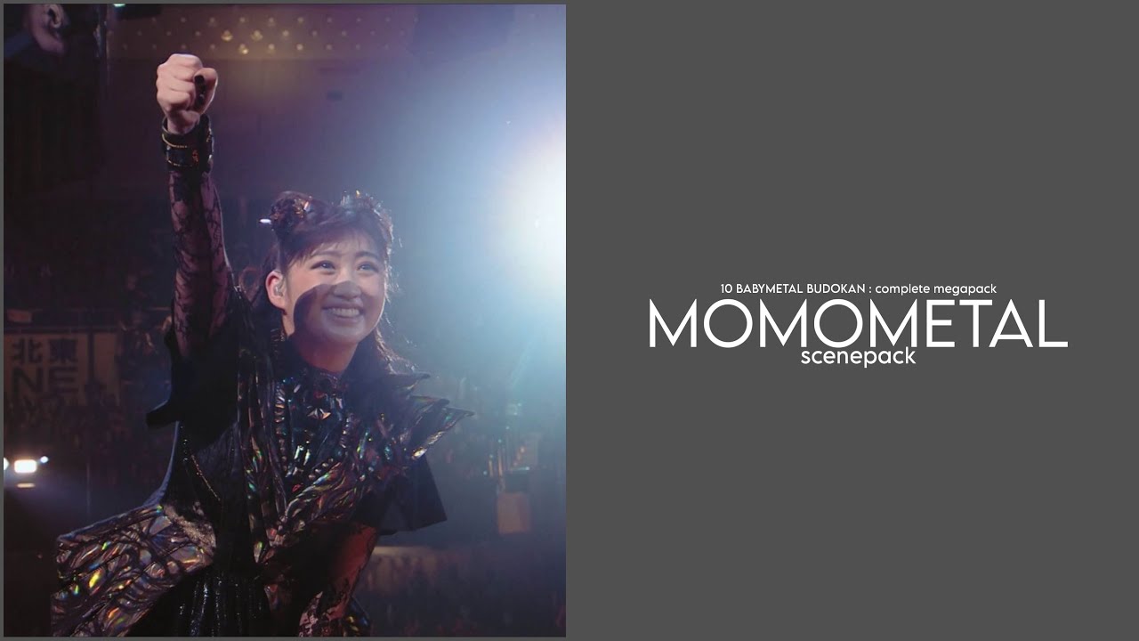 MOMOMETAL : 10 BABYMETAL BUDOKAN : complete megapack (clips for editing) 