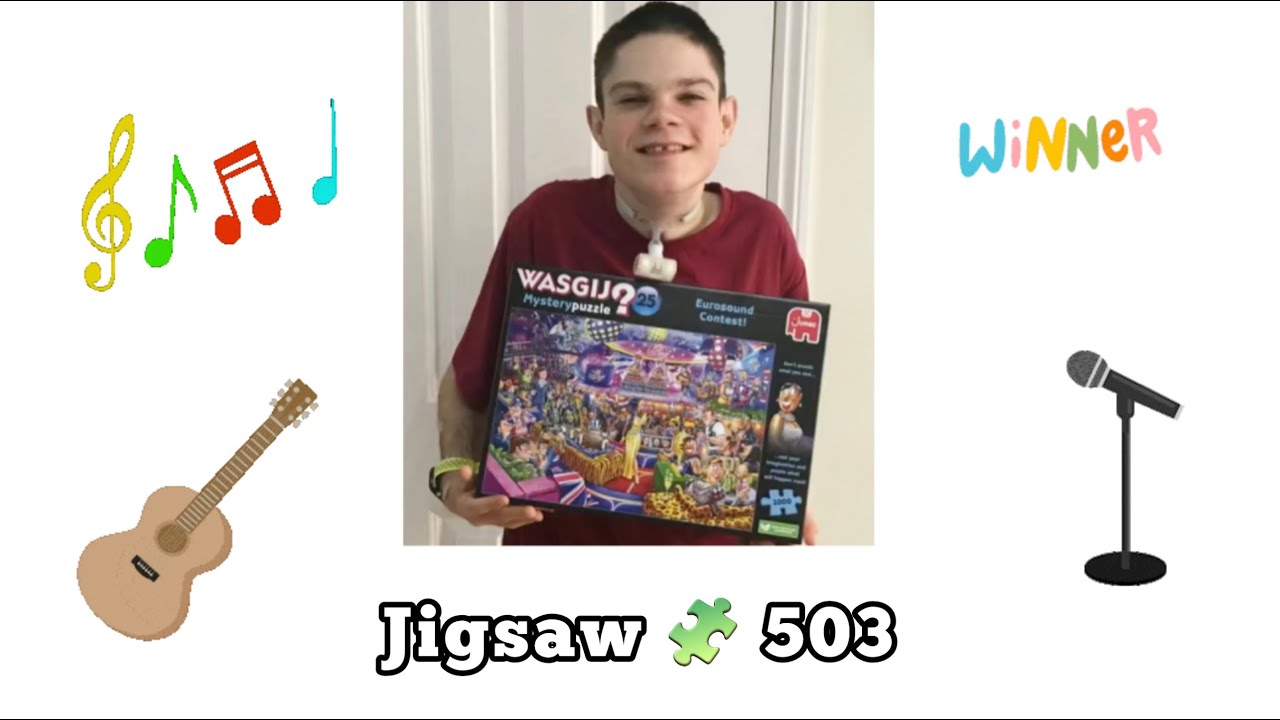 Matty’s time lapse puzzles JIGSAW PUZZLE 503 Wasgij Mystery 25 ‘Eurosound contest’  25/09/23 🧩 1000
