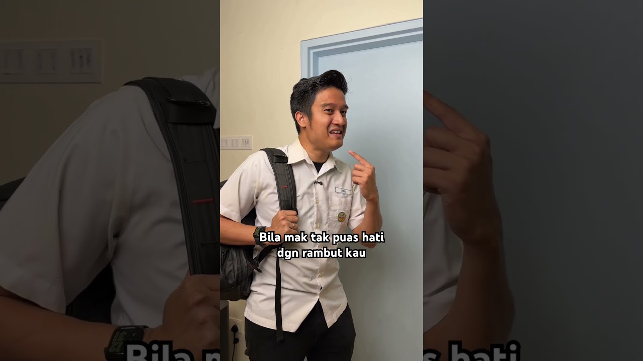 Nak hensem untuk sehari pun tak boleh￼