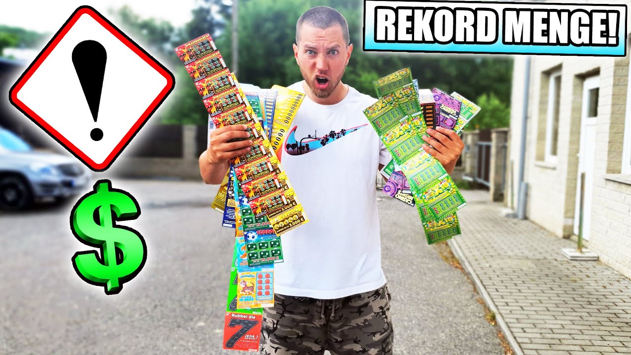 Ich bekomme HAUSVERBOT, wenn ich noch mal so VIELE RUBBELLOSE KAUFE! (Rekordmenge - XXL FOLGE)