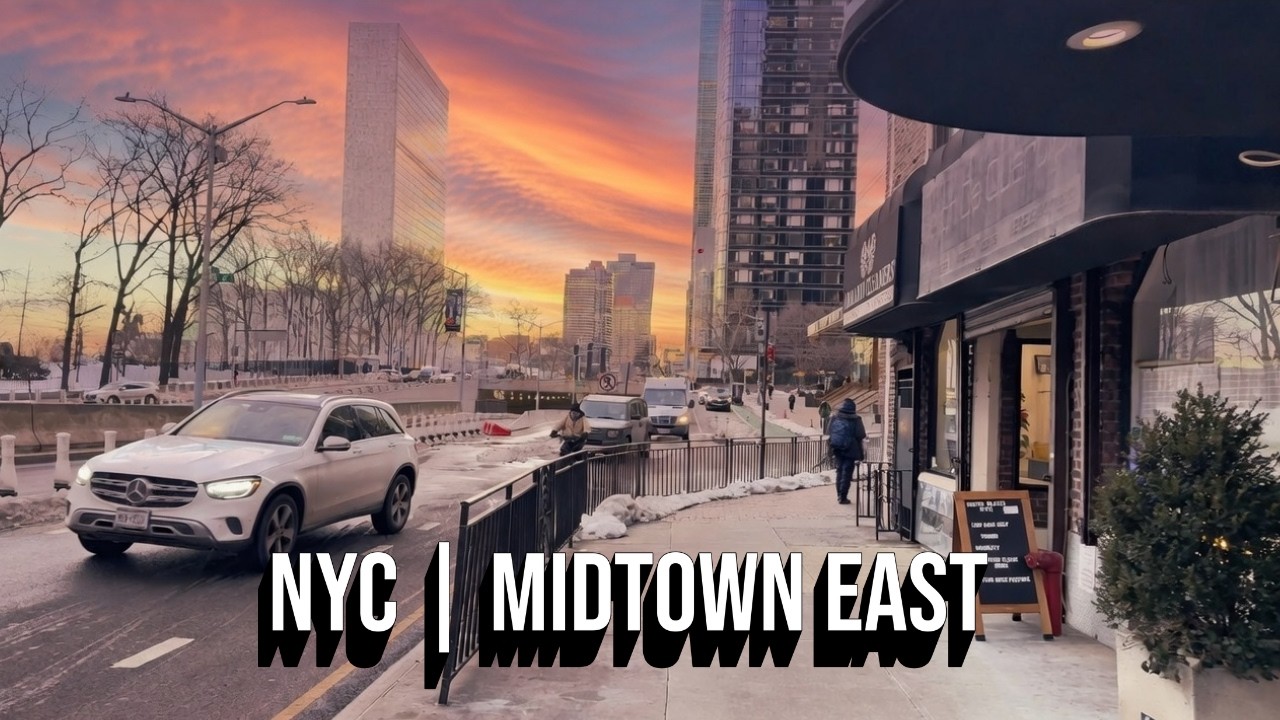 NYC Walking Tour: Midtown East | United Nations | Murray Hill | 4K