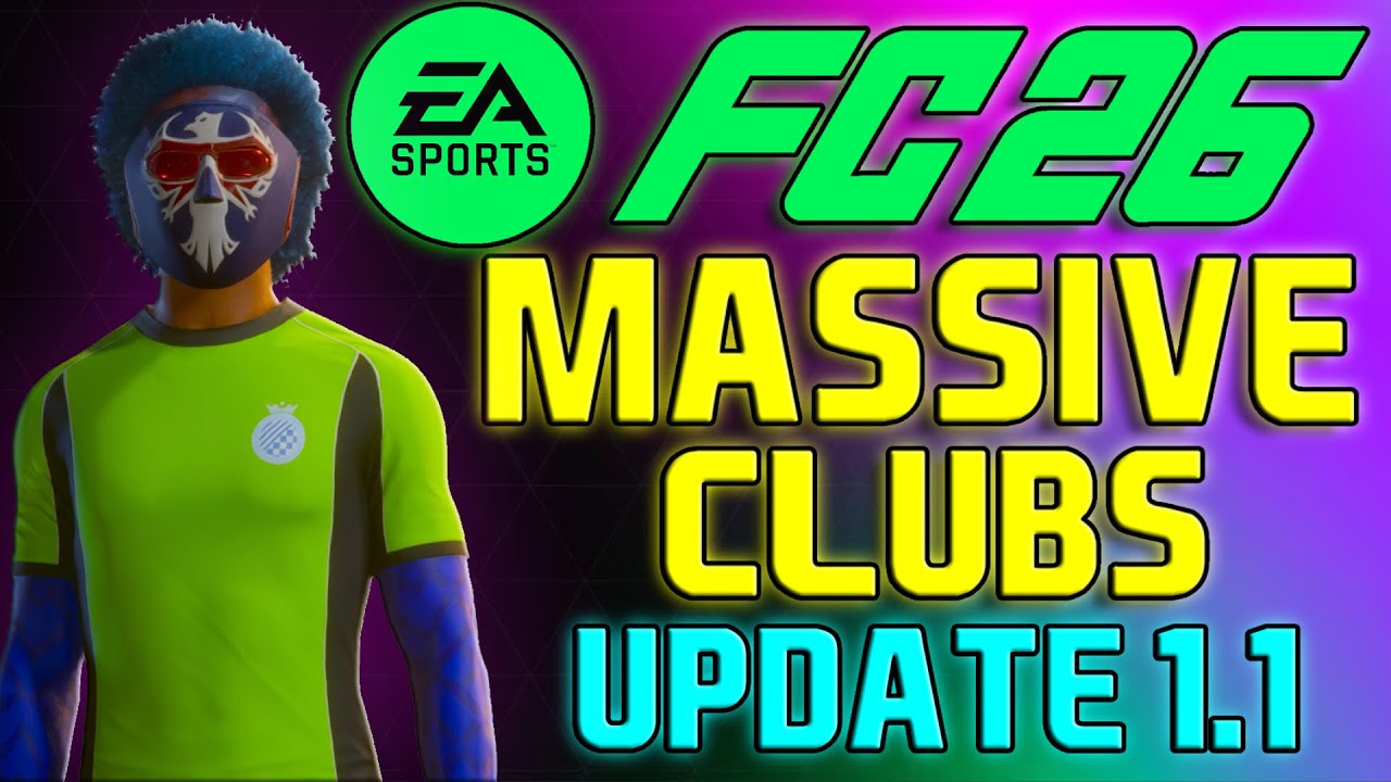 EA FC 26 | MASSIVE PRO CLUBS UPDATE 1.1