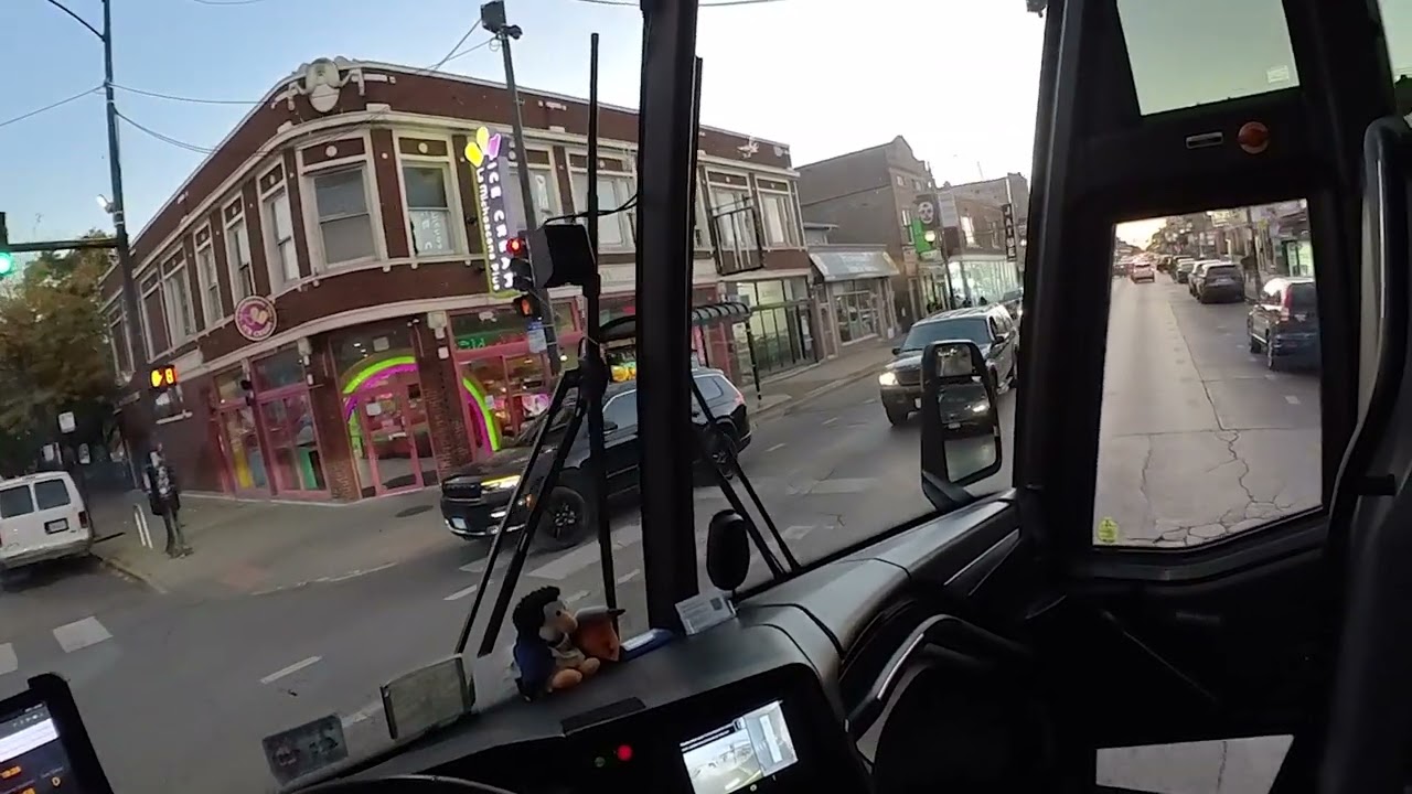 Bus Driving POV 2024 Prevost H3-45 from Chicago to Urbana and Back