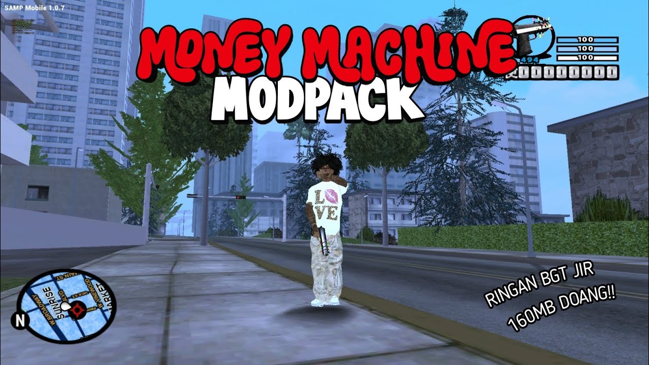 MODPACK MONEY MACHINE COCOK BUAT KERJA DI KOTA DAN BUAT ROLEPLAY | GTA SAMP ANDROID‼️
