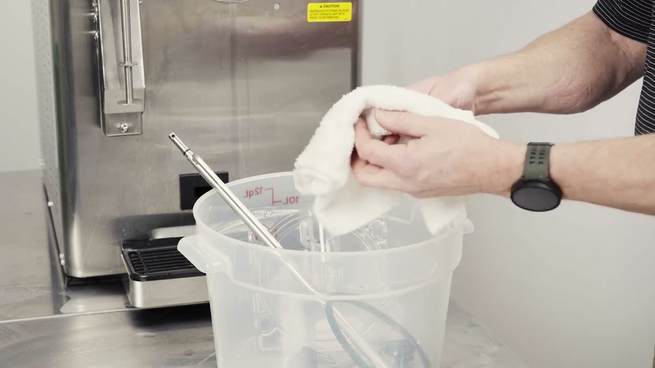 How to clean a Stoelting F112 Shake or Frozen Beverage Machine