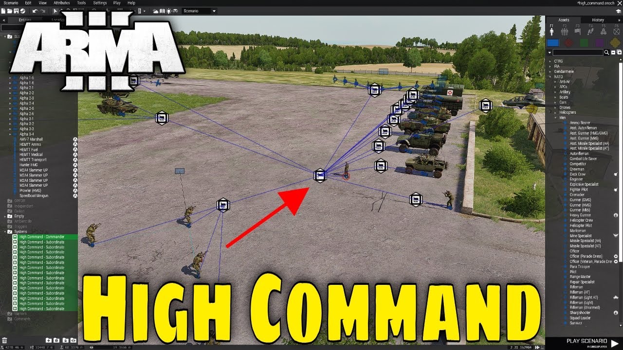 How to Setup and use the Arma 3 High Command Module