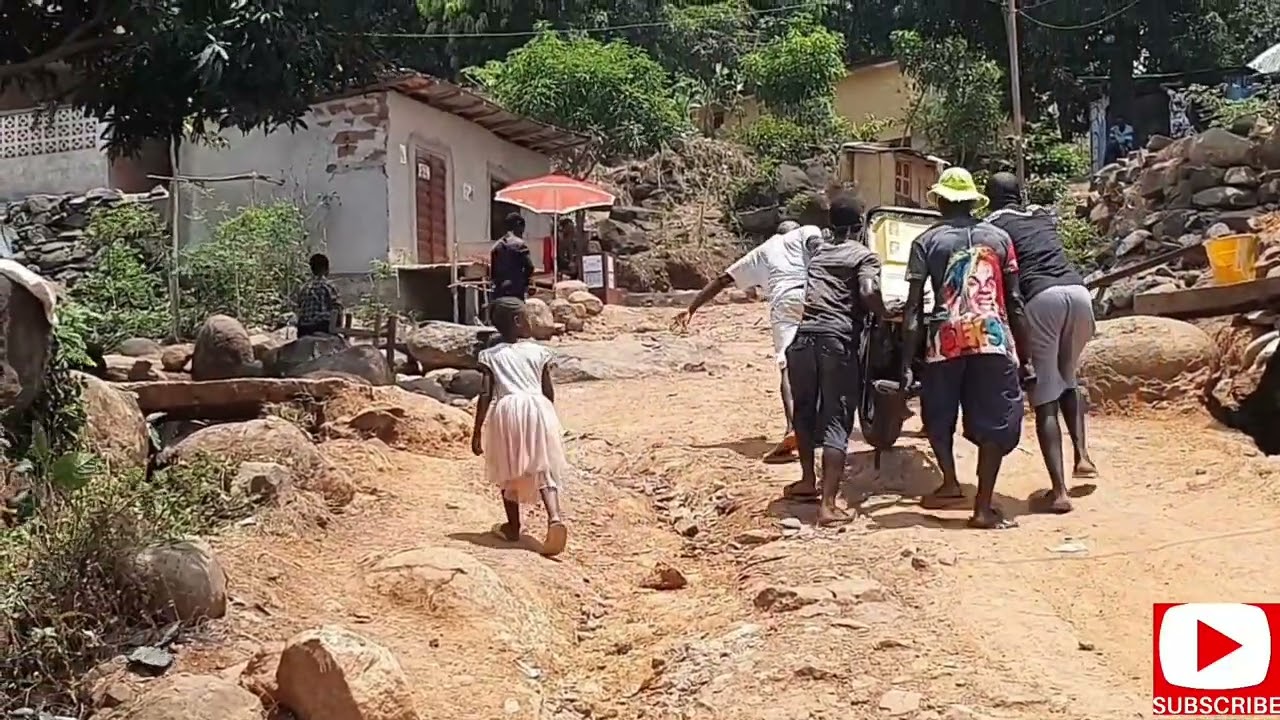 Walking From The Masonie Community At Thunder Hill, To Kissy ByePass Road In Sierra Leone!
