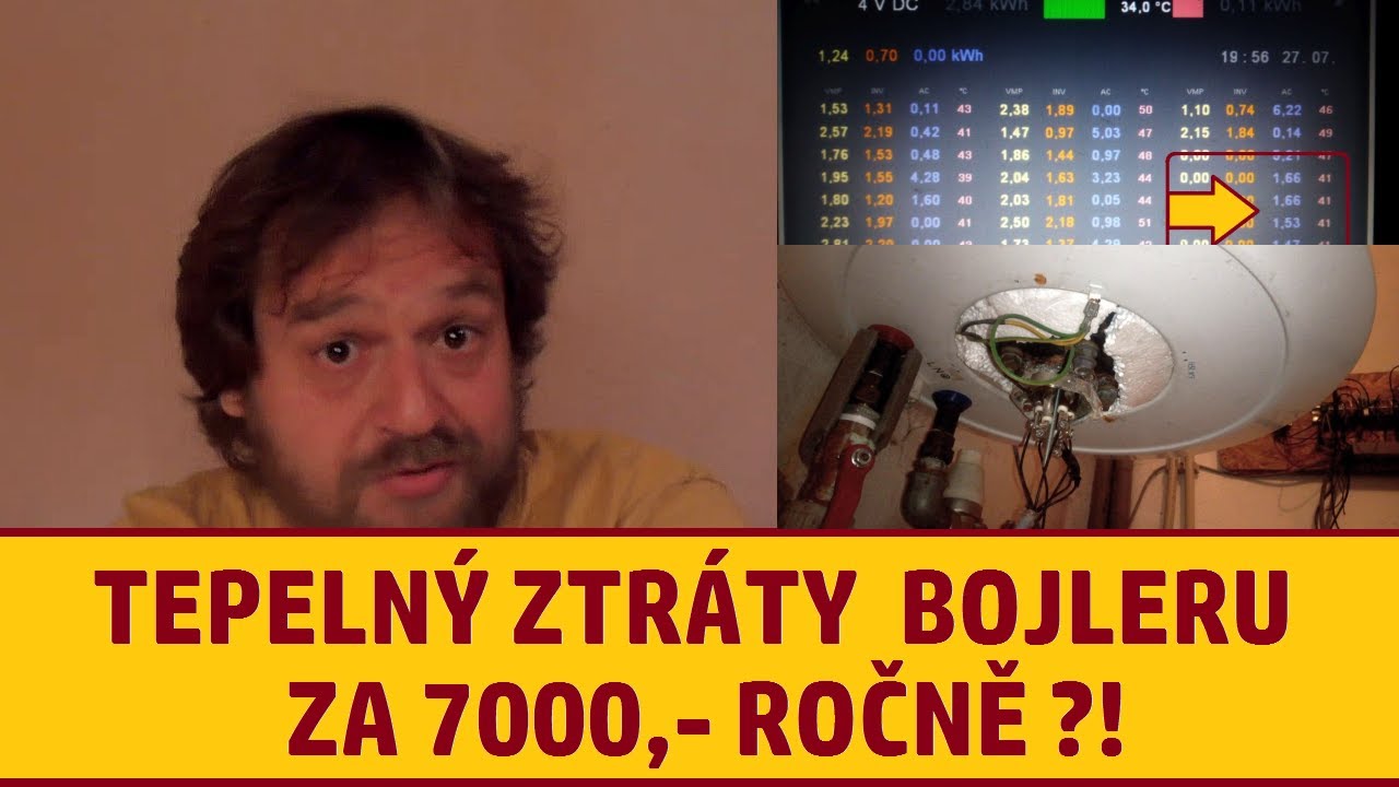 Omylem jsem naměřil obrovský ztráty bojleru! #fotovoltaika
