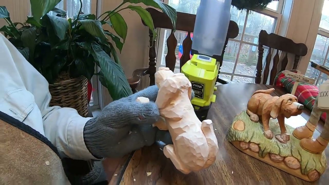 Carving a Hillbilly Dog Part 3