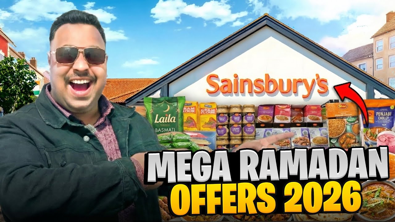 Sainsbury's Supermarket Tour - BritishGrocery Shopping Vlog [4K] | Kashifs World