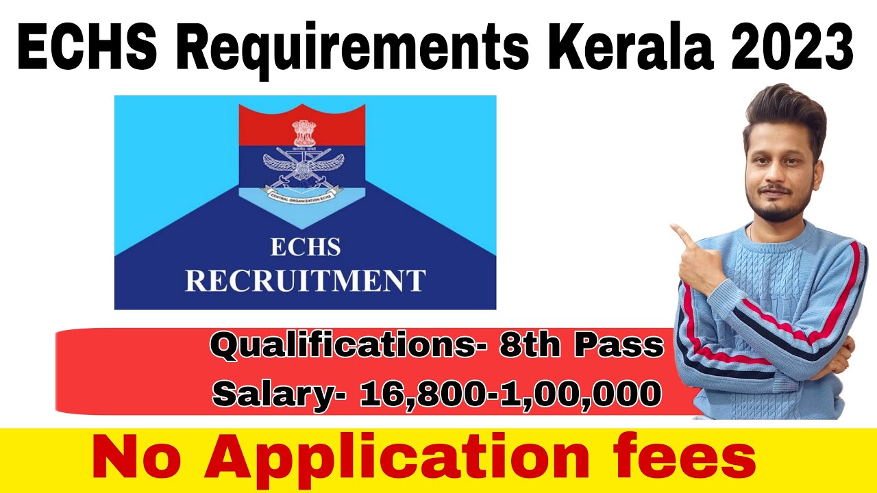 Jobs Series Ep-72| Latest Jobs in ECHS Kerala| Latest Govt Jobs 2023| ECHS notification 2023| #jobs