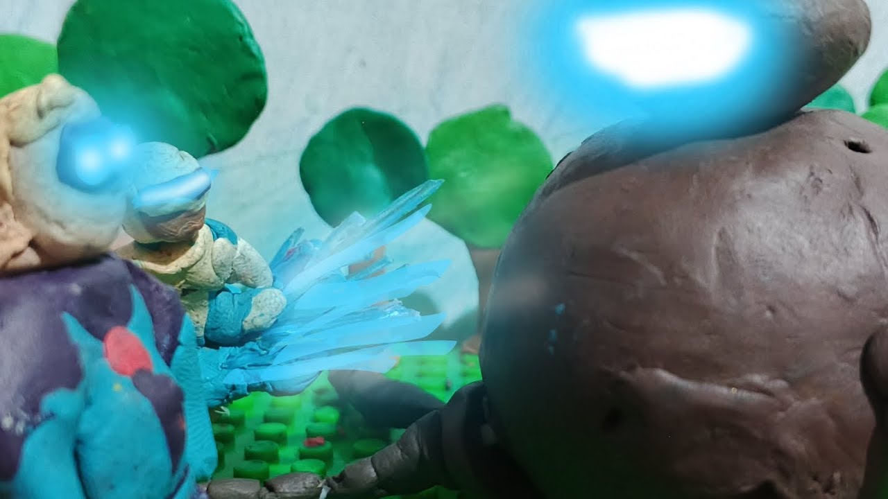 Omnidroid vx8 VS SUPERS! (The Incredibles) mr incredible, frozen, metaman, stop motion animation 
