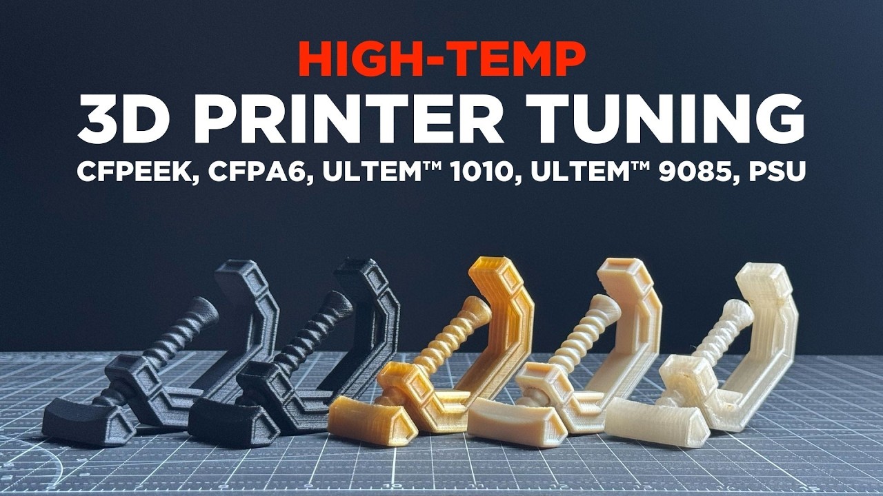 Tuning High-Temp Materials on the 22 IDEX | ULTEM&trade;, Carbon Fiber PEEK, Nylon 6, and More!