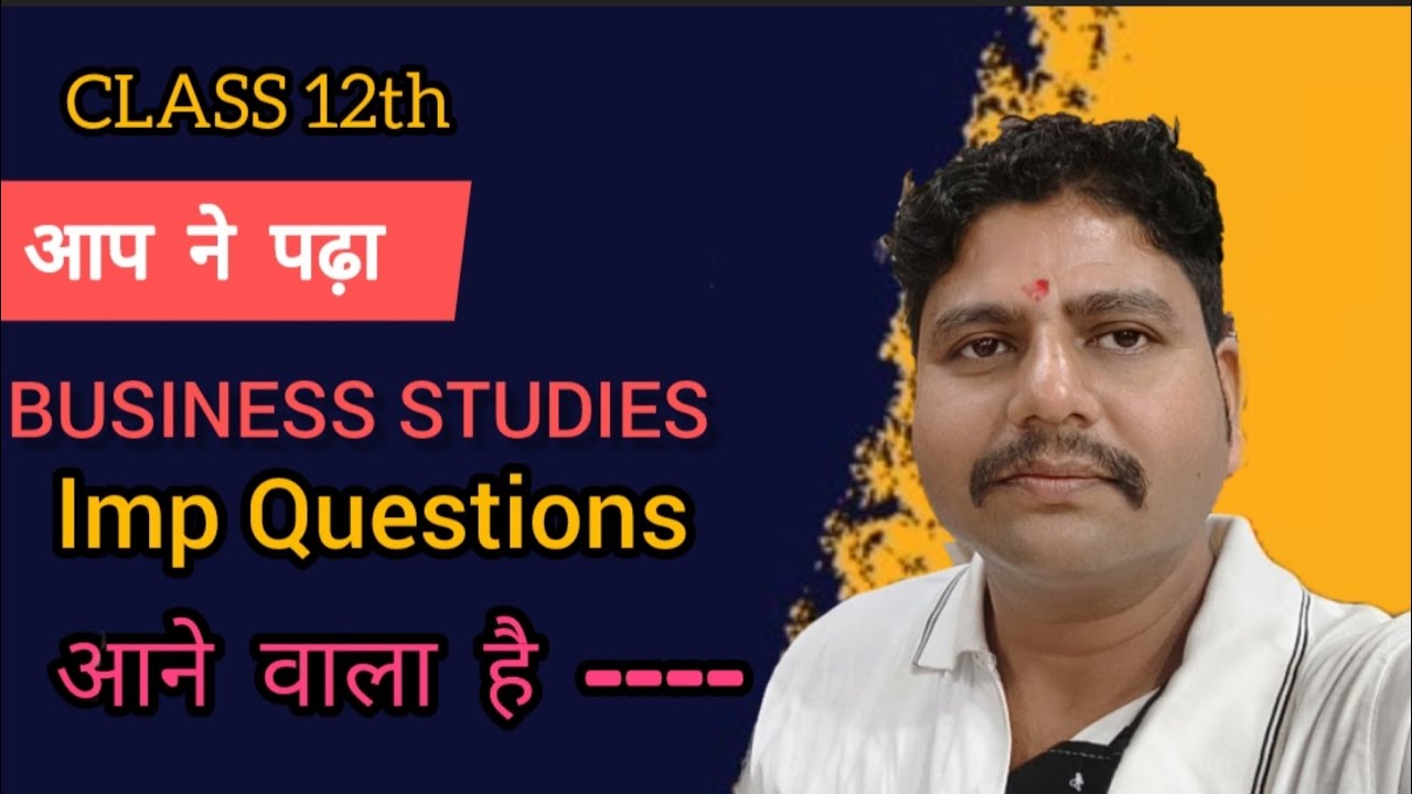 Business studies class 12th Fill in the blank 