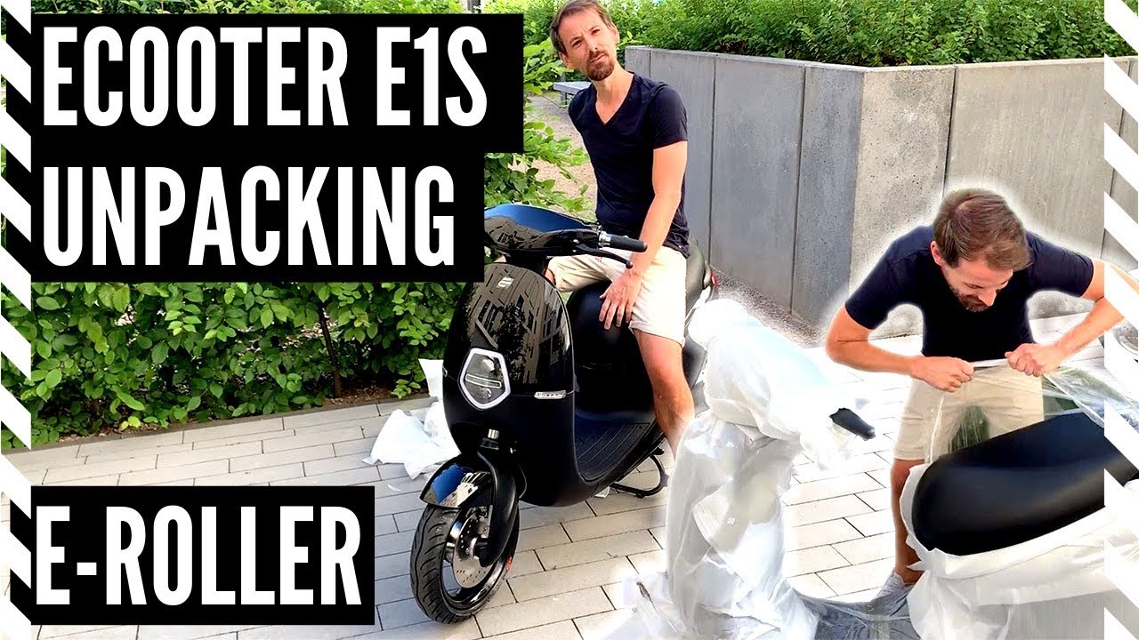 Ecooter E1S UNPACKING [GER] - der perfekte E-Stadtroller