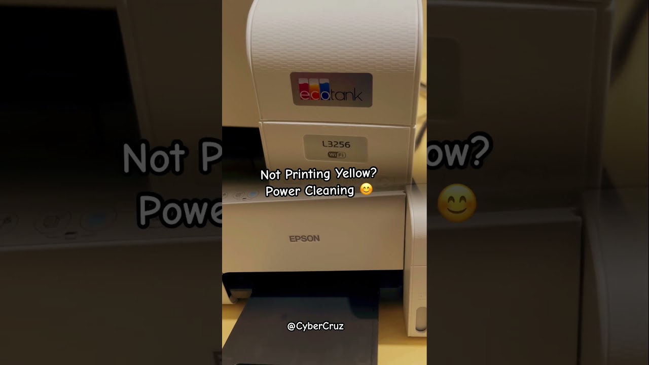 Epson L3256 Printer Repair Not Printing Yellow Fixed