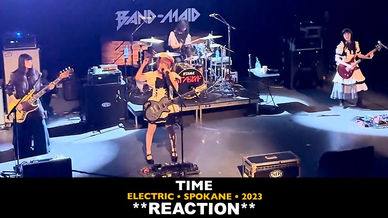 Musicians REACT to Band-Maid: Time (Electric, August 2023 Spokane)