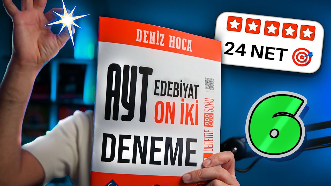 AYT EDEBİYAT DENEME ÇÖZÜMÜ 2026 / 6.DENEME / Deniz Hoca