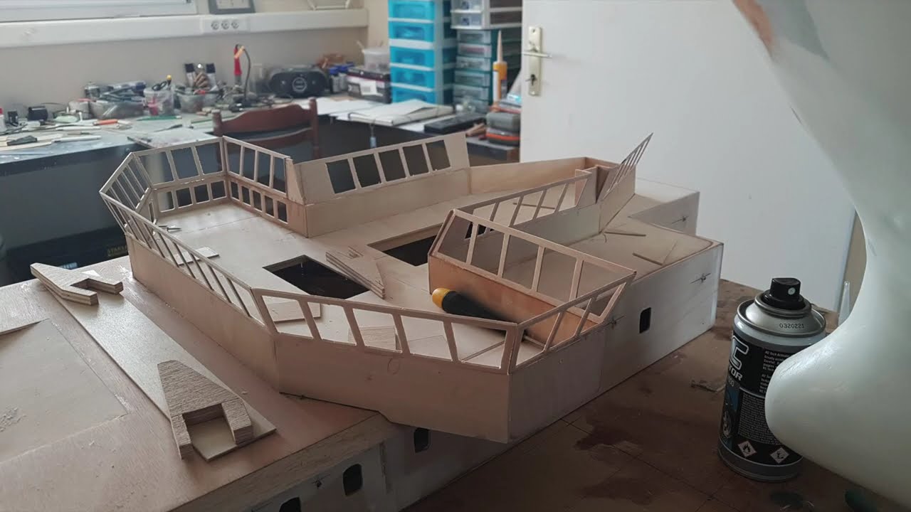 Model boat construction: why not from Ifremer by Jean-Michel Brunet france