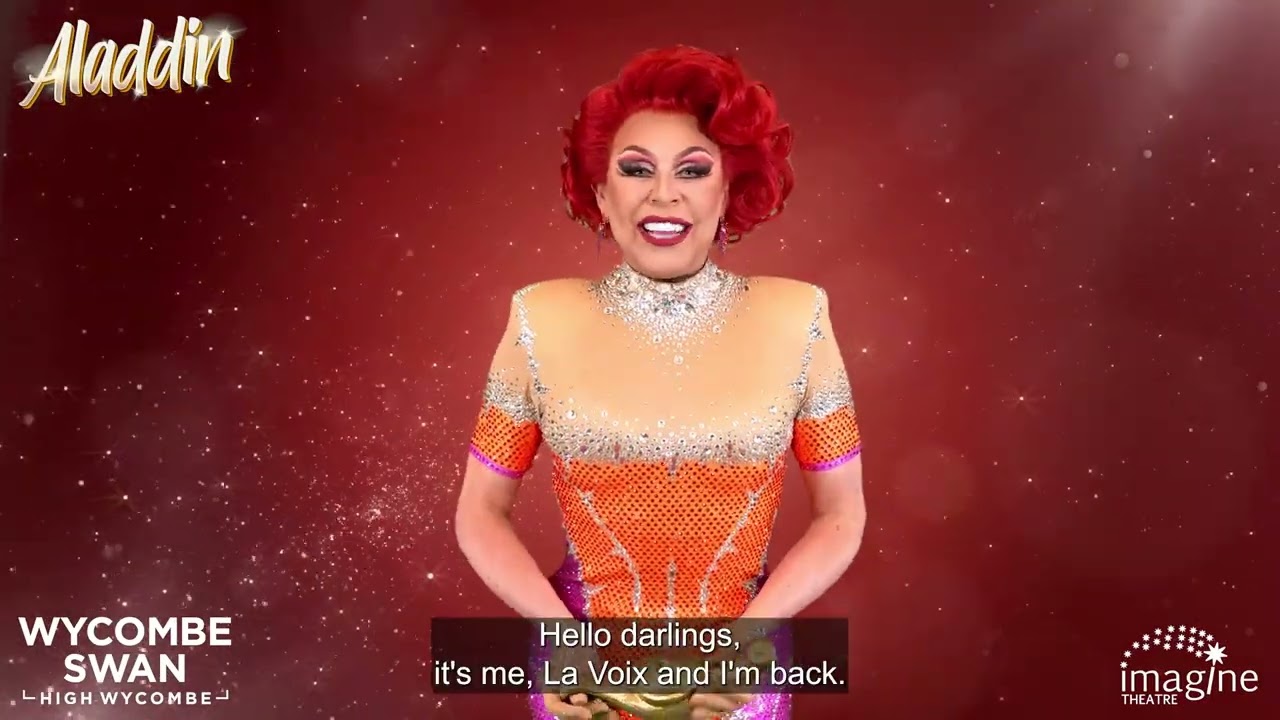 Wycombe Swan Theatre  Aladdin Starring Vernon Kay and La Voix | Fri 13 Dec 2024 - Sun 5 Jan 2025