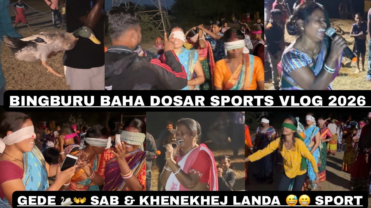 ALE ATU BINGBURU BAHA DOSAR SPORT PROGRAM DOHO HUY LENA TAHEN ll New santhali vlog video 2026 ll 