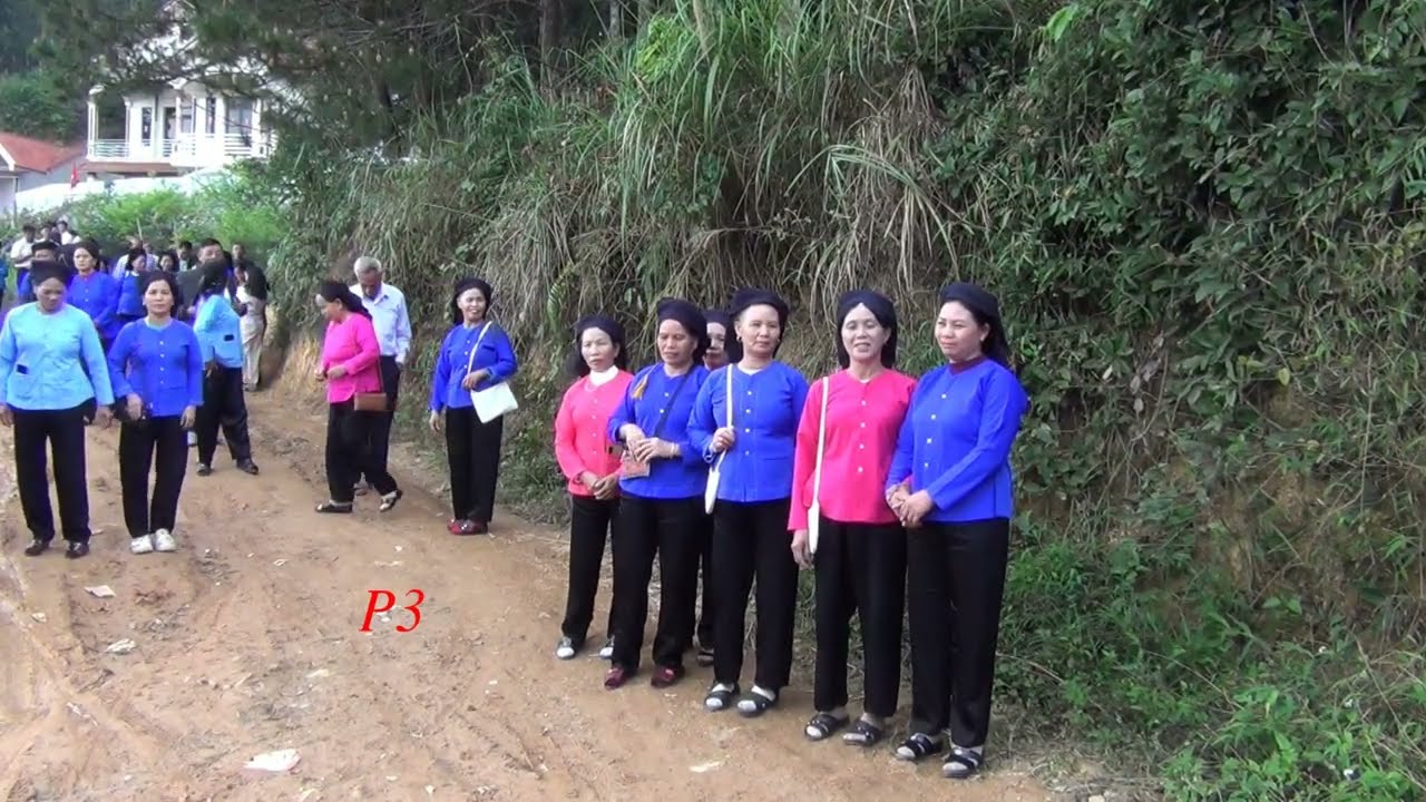 hát đối đáp dân tộc sán chí mừng sinh nhật bà Lý Thị Lày Thôn Nà Mò p3