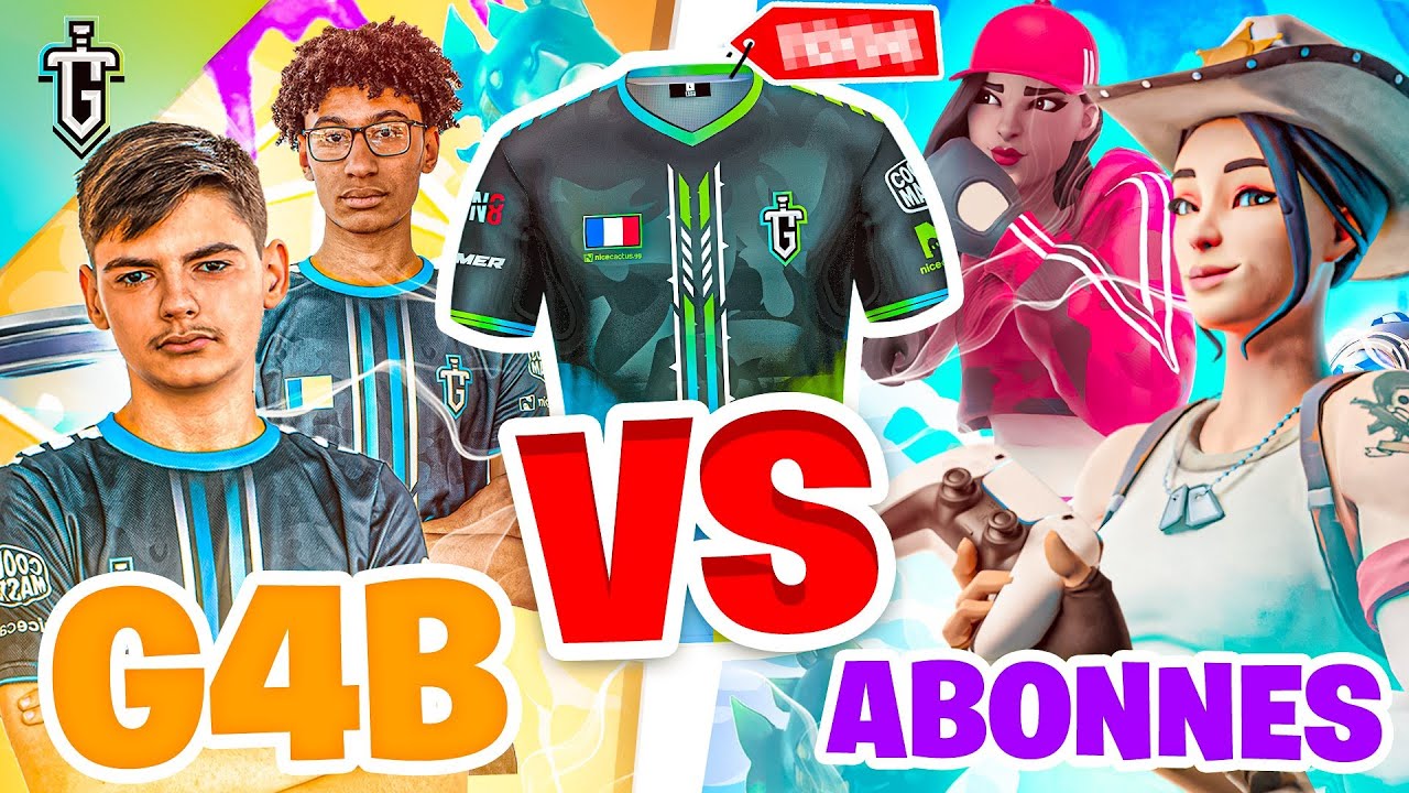 IL GAGNE 1 MAILLOT G4B SI IL REMPORTE CE BUILDFIGHT ! (G4B VS ABONNES)