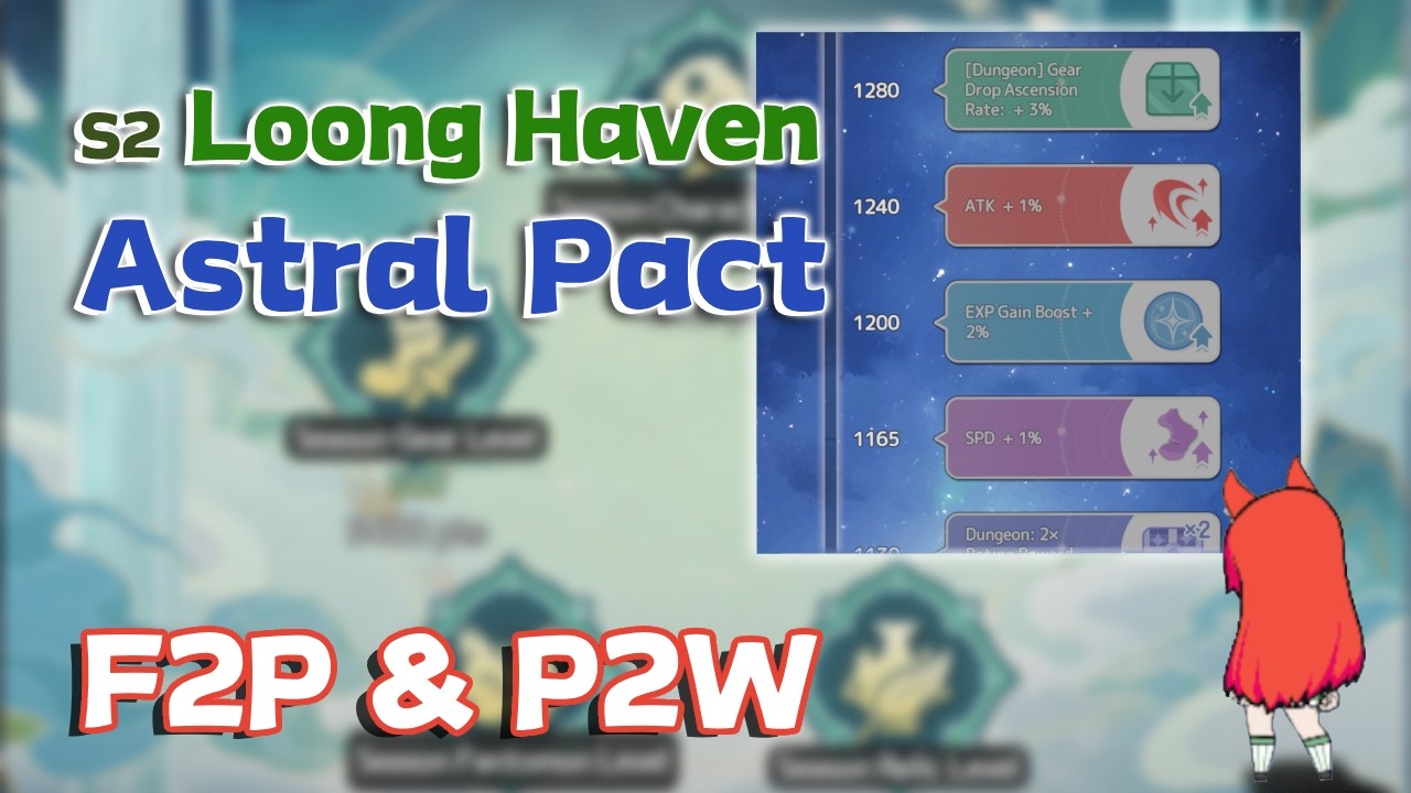 Гайд по Astral Pact в S2 Loong Haven для F2P и P2W Переход от Loong Haven к Aethryis | Sword x Staff