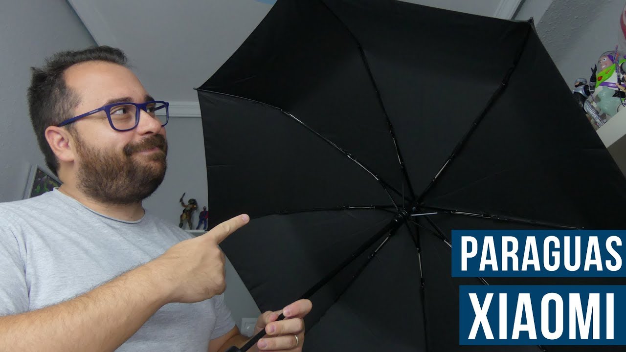 UNBOXING REVIEW PARAGUAS XIAOMI PROTECCION AGUA VIENTO Y RAYOS UV